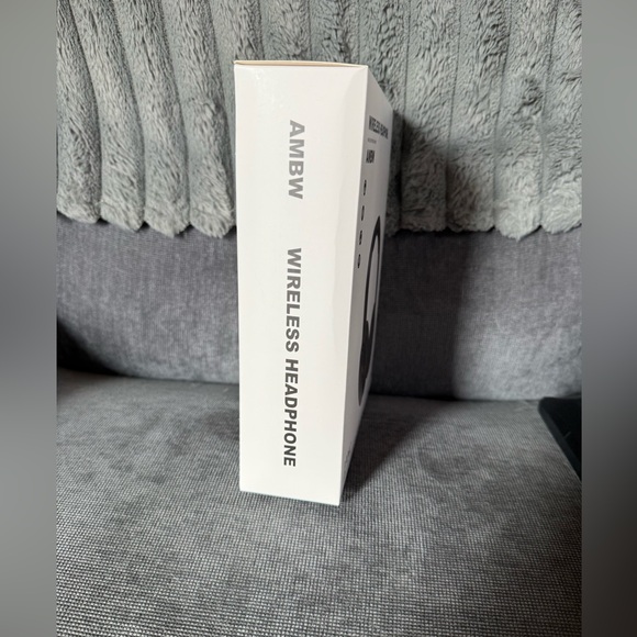 AMBW Wireless Headphones ANC Over Ear Bluetooth Headset Black - Picture 3 of 5